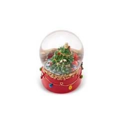 Karaca Baum mit Zug Schneekugel