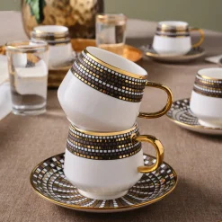 Karaca Belgin, 6 Person Kaffee Tasse Set, 90 ML