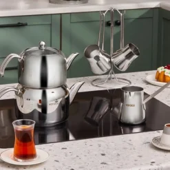 Karaca Belgrad Kochgeschirrset aus Edelstahll 15-teiligesaus