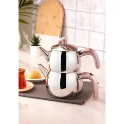 Karaca Belinay Midi Rose Teekannen-Set