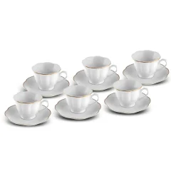 Karaca Bell Kaffeetassen-Set, 6 Personen, 90 ml