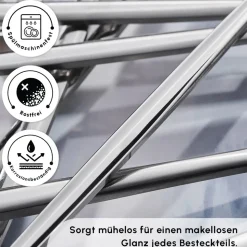 Karaca Bella 6 Personen Boxen Besteckset, 24 Teilig