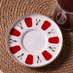 Karaca Bergamotte Porzellan Teeteller 12 Cm