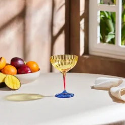 Karaca Bettle Gelbes Martini und Eisdessertglas