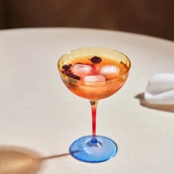 Karaca Bettle Gelbes Martini und Eisdessertglas