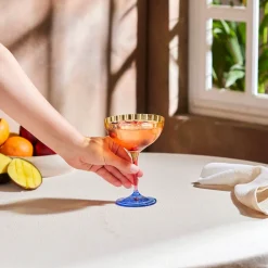 Karaca Bettle Gelbes Martini und Eisdessertglas