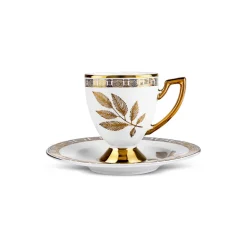 Karaca Betty Set mit Ständer, 6 Personen Kaffeetassen, 85 ml