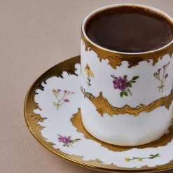 Karaca Bihter, 6 Person Kaffeetasse 90ML