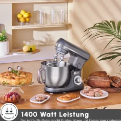 Karaca Blendburst Küchenchef, Grau 1400 W