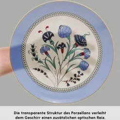 Karaca Blue Clove 26-Teiliges 6-Personen Frühstücksgeschirr