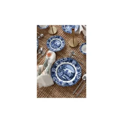 Karaca Blue Odyssey für 6 Personen Frühstücksset und Servierschalen, 26 Teilig