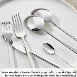 Karaca Boreas 12 Personen Besteckset, 84 Teilig