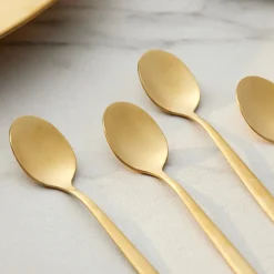 Karaca Boreas Gold 6-teiliges Teelöffel-Set in Box