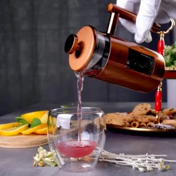 Karaca Borosilikat Glas Kupfer French Press 350 ml