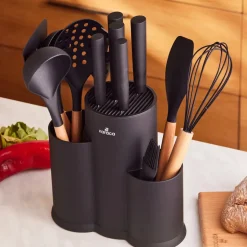 Karaca Burby Wood Service und Messerset, 14-Teilig