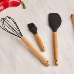 Karaca Burby Wood Service und Messerset, 14-Teilig