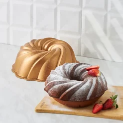 Karaca Cake Pro Pare Cast Tortenform, Golden, 24 cm