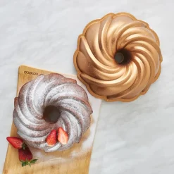 Karaca Cake Pro Pare Cast Tortenform, Golden, 24 cm