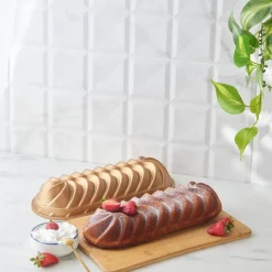 Karaca Cake Pro Vera Gusskuchenform, Gold, 35 cm