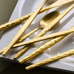 Karaca Callisto Besteckset für 12 Personen, 84-teilig, Gold