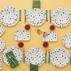 Karaca Canvas 18-teiliges Frühstücksset und Servierschalen für 6 Personen