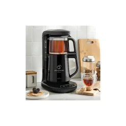 Karaca Caysever Robotea Teemaschine und Wasserkocher Chrom