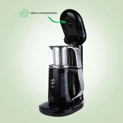 Karaca Caysever Robotea Teemaschine und Wasserkocher Chrom