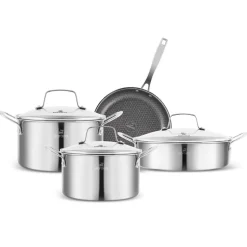 Karaca Ceramica Steel 3Ply Edelstahl-Kochgeschirr-Set