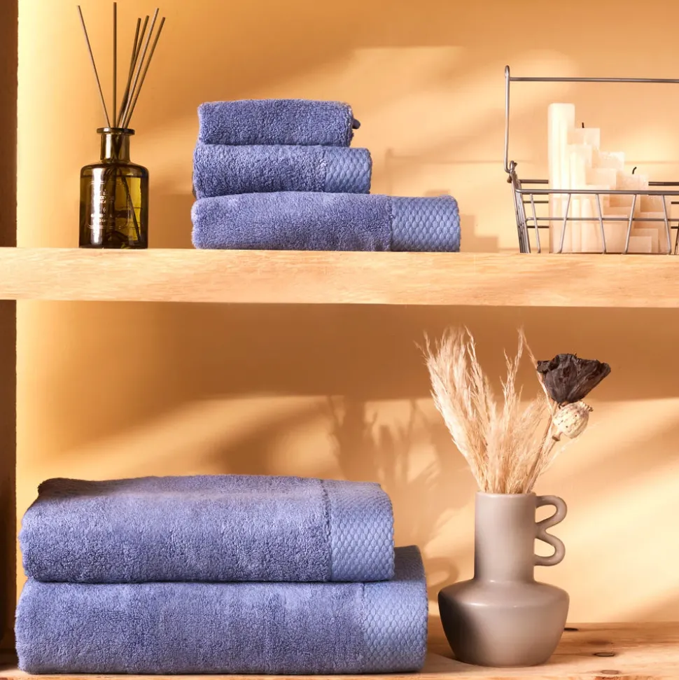 Karaca Chandler Modal Handtuch, Blau, 50x100cm