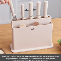Karaca Chef's Harmony Messer & Schneidebrett Set