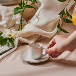 Karaca Chicago Dot Reaktive Kaffeetasse 90 ml