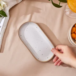 Karaca Chicago Dot Reaktive Servierplatte 20 cm