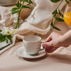 Karaca Chicago Dot Reaktive Teetasse 200 ml