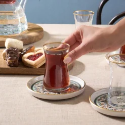 Karaca Clara Teeset, 12-teilig, für 6 Personen