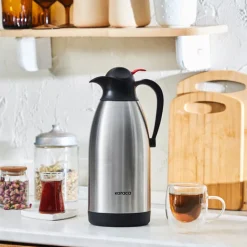 Karaca Clark Teekanne-Thermoskanne, 2,5 L, Inox