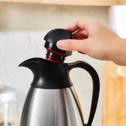 Karaca Clark Teekanne-Thermoskanne, 2,5 L, Inox