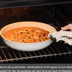 Karaca Comfort 6-teiliges Keramik-Kochgeschirrset mit abnehmbaren Griffen