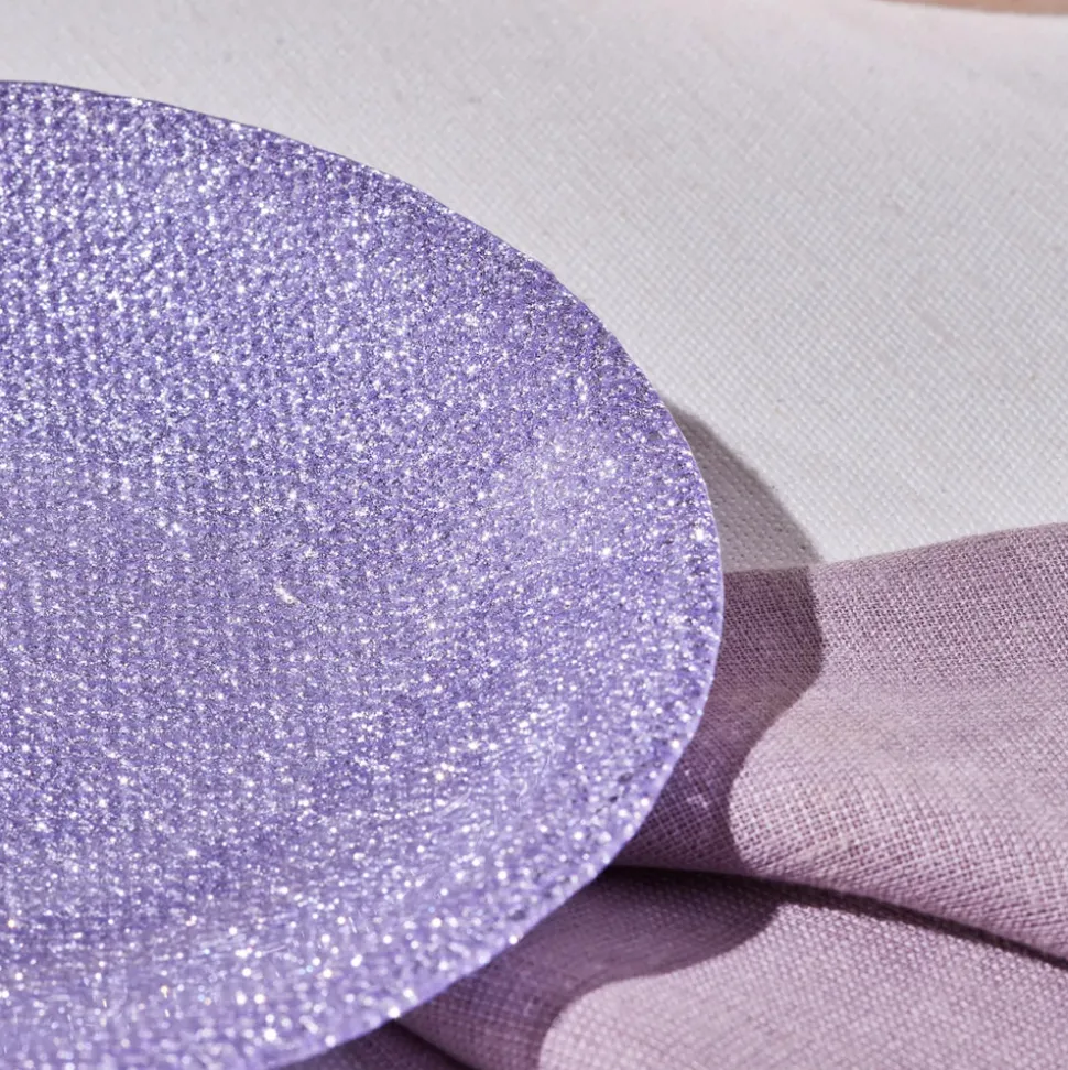 Karaca Cotton Colored Silvery für 6 Personen Dessert Set, 6 Teilig