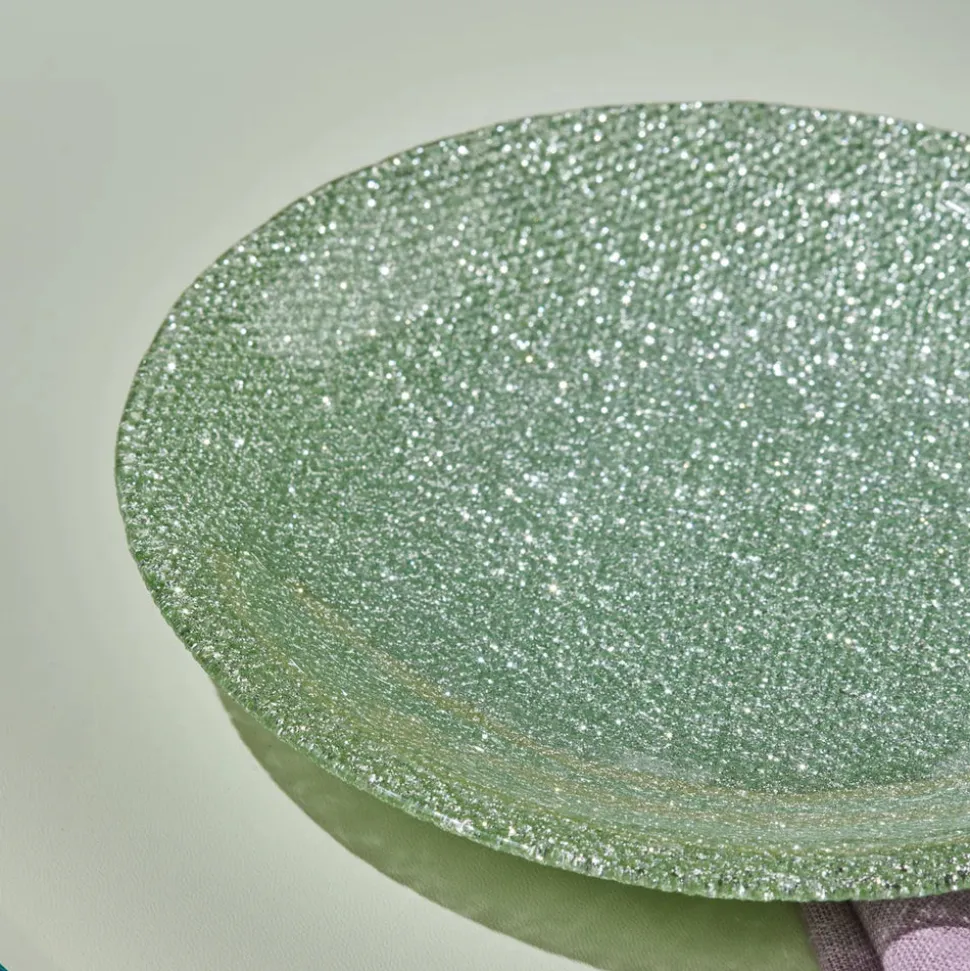 Karaca Cotton Colored Silvery für 6 Personen Dessert Set, 6 Teilig