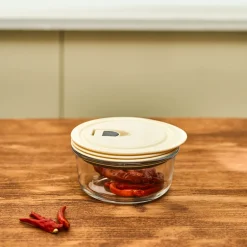 Karaca Creme Vakuum-Vorratsbehälter 0,39 L