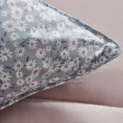 Karaca Dexie Einzelbettdecke, Rosa, 155x220, 50x70 cm