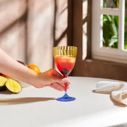 Karaca Dolce gelbes Weinglas 400 ml