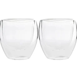 Karaca Doppelwand Borosilikat Glas Cappuccinotassen Set für 2 Personen