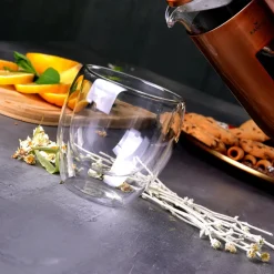 Karaca Doppelwand Borosilikat Glas Latte Cup Set für 2 Personen 350 ml