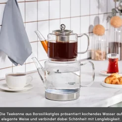 Karaca Dora Glas-Teekanne XL
