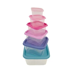 Karaca Dora Lila Vorratsbehälter, 6 Teilig