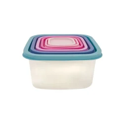 Karaca Dora Lila Vorratsbehälter, 6 Teilig