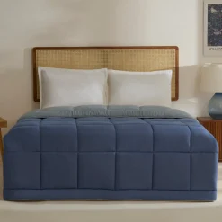 Karaca Double Face Bettdecke Blau-Mint 200X200