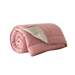 Karaca Double Face Bettdecke Pudra - Hellgrau 135X200