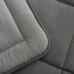 Karaca Double Face Decke Anthrazit-Grau 200x200